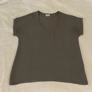 Olive green Brigitte Bailey short sleeve shirt